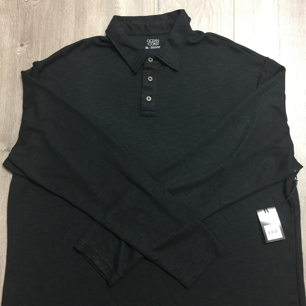 NWT Ocean + Coast Men’s Long-Sleeved Collared Top